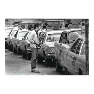1982 Kansas City Street Musician Photograph For Sale