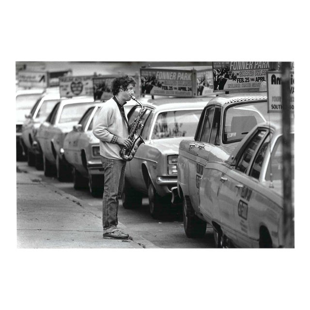 1982 Kansas City Street Musician Photograph For Sale
