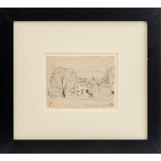 American Oscar F. Bluemner Village Landscape Scenes, 2 For Sale - Image 3 of 13