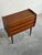 Mid-Century Modern Vintage Danish Teak 3 Drawer Dresser Scandinavian Modern Bedside Table For Sale - Image 3 of 9