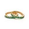 1.10 cts Natural Zambian emerald earrings in 14k gold For Sale - Image 16 of 18