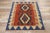 Textile Vintage Persian Shiraz Kilim Rug - 02'11 X 03'09 For Sale - Image 7 of 9