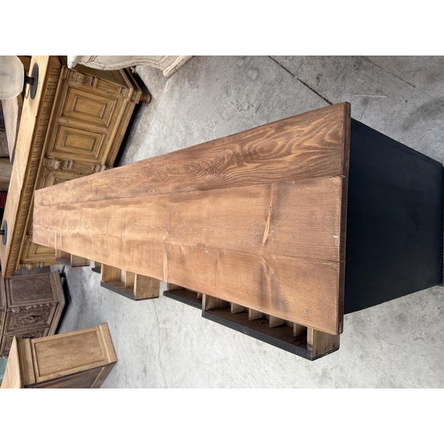 Wood Large Shop Cabinet, 1930s For Sale - Image 7 of 9