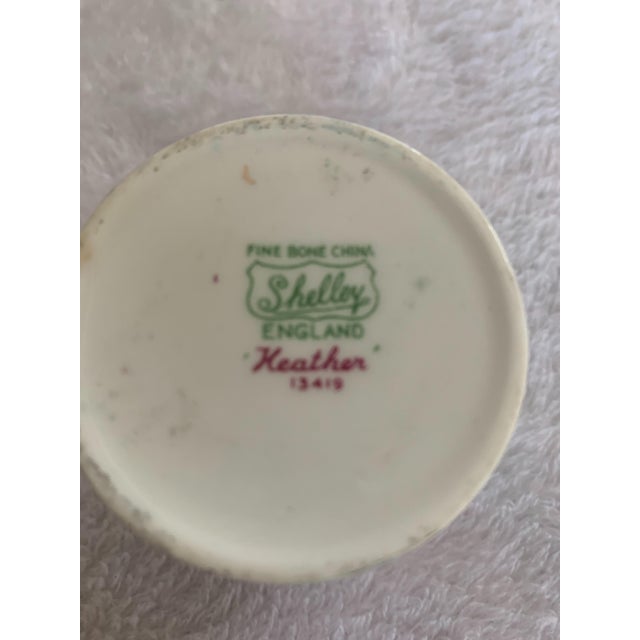 1960s 1960s Shelley English Heather Tea Cup and Saucer - 2 Pieces For Sale - Image 5 of 11