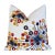 Abstract Contemporary Modern Colorful Abstract Woven Burst of Flowers Pillow Cover 20” Square For Sale - Image 3 of 8