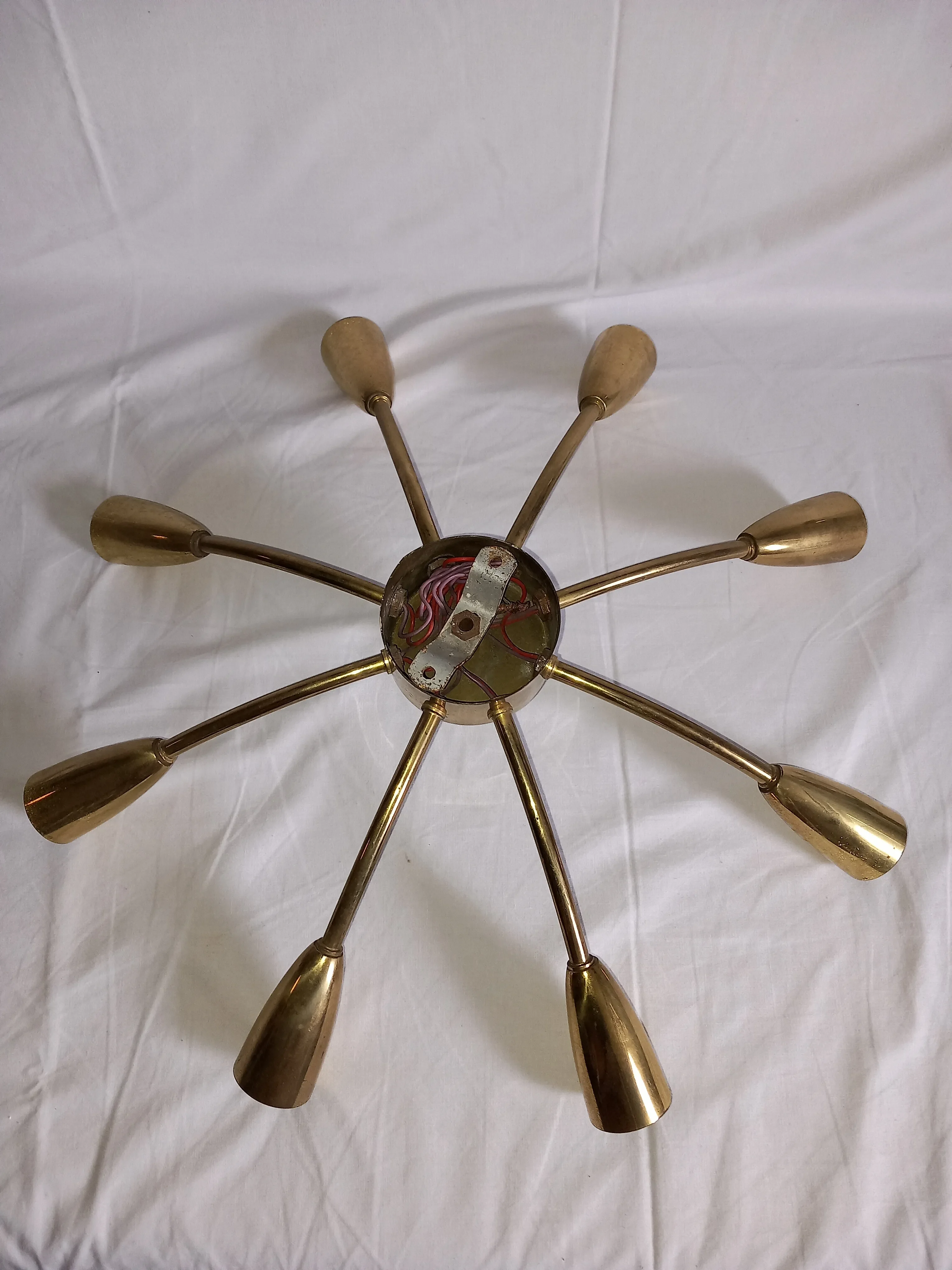 Austrian Ceiling Lamp by Rupert Nikoll, 1960s | Chairish