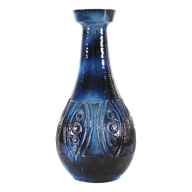 Unica Floor Vase by Sejer Ceramic Studio Pottery, Denmark, 1960s For Sale