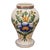 19th Century Portuguese Floral Vase, Earthenware, Faience For Sale