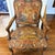 Antique Jacobean Needlepoint Chair A traditional antique, likely early 1900s, with colors and charm perfect for layering...