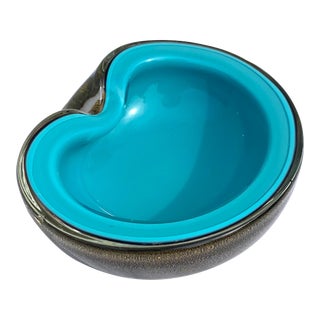 Vintage Murano Art Glass Bowl For Sale