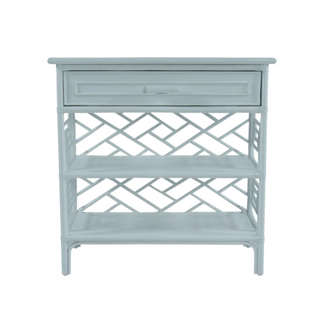 Chippendale Chippendale End Table - Blue For Sale - Image 3 of 6