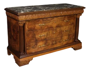 Italian Dresser with Marble Top, 1960s
