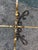 Vintage Hollywood Regency Gold Gilt Wrought Iron Coffee Cocktail Table Exquisitely Large For Sale - Image 12 of 13