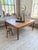 Large Oak Square Conference Table, 1950 For Sale - Image 10 of 18