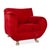 Gaudi Fabric Chair in Red from Bretz For Sale - Image 14 of 14