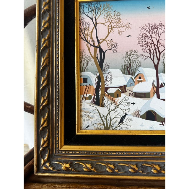 White Original Oil Painting, Signed by French Artist Sibinovic For Sale - Image 8 of 11