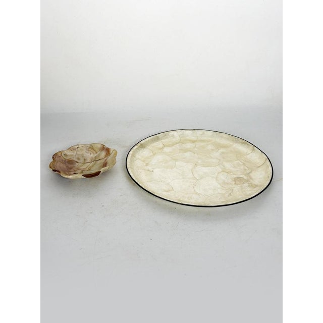 Dish with Scale-Like Effect and Trinket Tray, 20th Century, Set of 2 For Sale - Image 4 of 10
