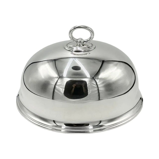 Antique Atkin Brothers Sheffield Silverplate Meat Dome Cover Cloche For Sale - Image 11 of 12