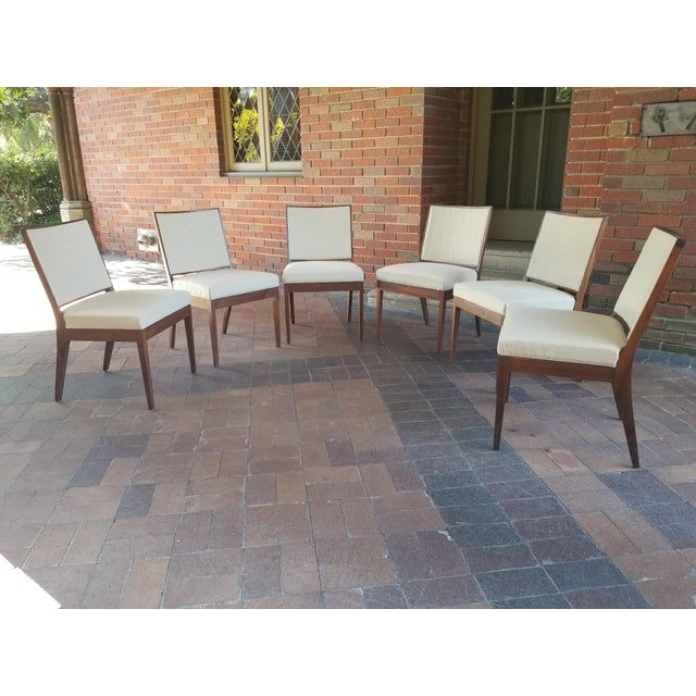 Mid-Century Modern 1960s Mid-Century Glenn of California Danish Chairs in Teak Wood- Set of 6 For Sale - Image 3 of 12