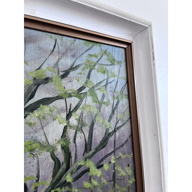 Forest Landscape, 1960s, Oil Painting For Sale - Image 7 of 14
