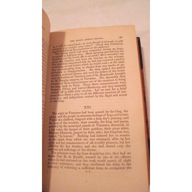 Animal Skin Mid 19th Century French Histories by Alphonse De Lamartine Volume Set- 7 Books For Sale - Image 7 of 8