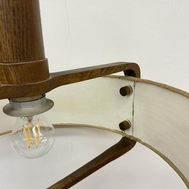 Teak Hanging Lamp from Temde Leuchten, 1970s For Sale - Image 10 of 18