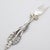 Vintage Italian Handmade Genuine Silver .800 Wheat Ears and Ribbon Decorated Cocktail Fork For Sale - Image 6 of 10