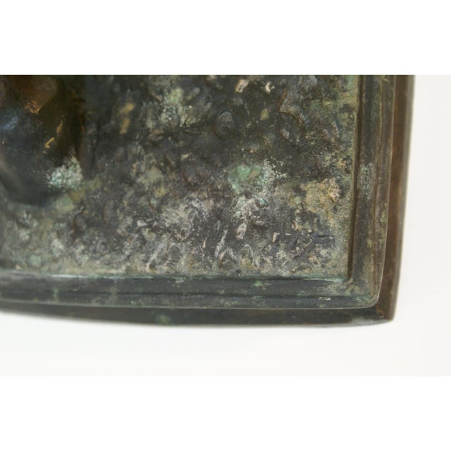 Large Bronze Jockey Rider on Race Horse Sculpture, 20th Century For Sale - Image 11 of 12