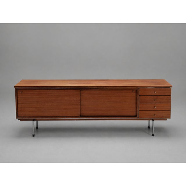 Large Model 167/6 Credenza by Pieter de Bruyne for Al Meubel / V-Form, Belgium, 1961 For Sale - Image 11 of 11