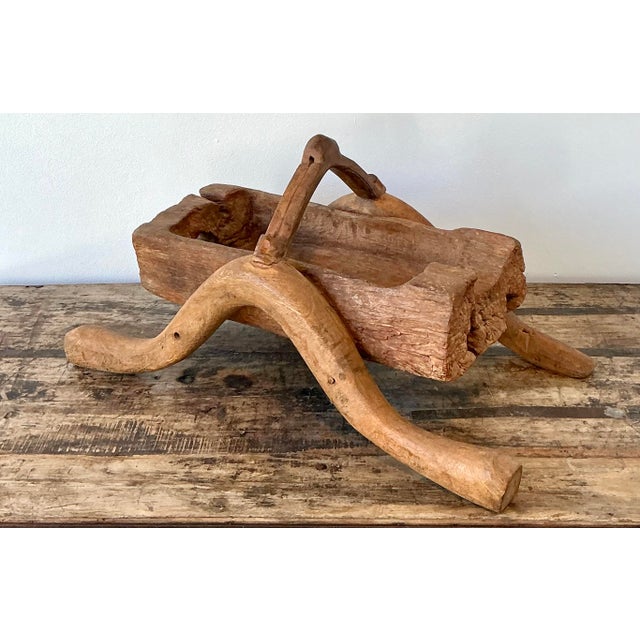 Vintage 18th Century Primitive Butter Churn For Sale In West Palm - Image 6 of 12