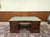 English Partner Desk in Wood and Leather For Sale - Image 4 of 18