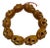 Chinese Brown Wood Beads Carved Into Skull Masks Look Chain For Sale