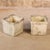 Mid-Century Modern 1950s Pair of 14" Square Ribbed Garden Planters For Sale - Image 3 of 6