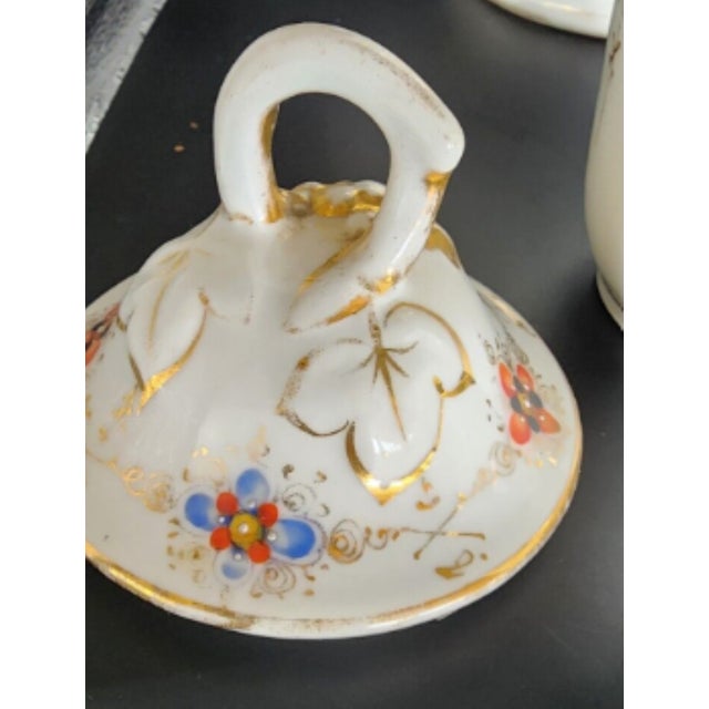 KPM Porcelain Antique Art Nouveau Factory Second KPM Porcelain Coffee Service for 2 - 7 pcs For Sale - Image 4 of 9