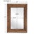This Large Roughhewn Mirror features a reclaimed, rustic pine wood frame with naturally weathered knots and imperfections....