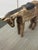 Design Plus Gallery presents a Vintage Hand-Carved Wooden Horse Sculpture. This sculptural horse is carved from wood with...