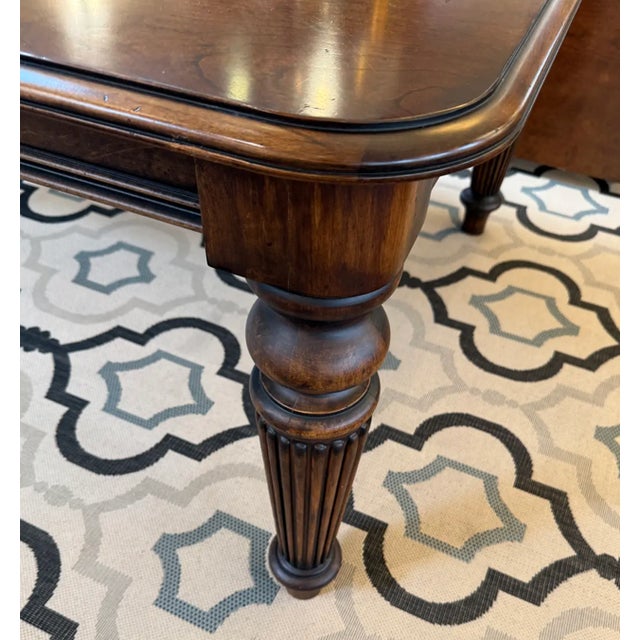 Early 21st Century Hickory Chair Company Empire Style Extension Dining Room Table + Six Chairs, Set For Sale - Image 5 of 12