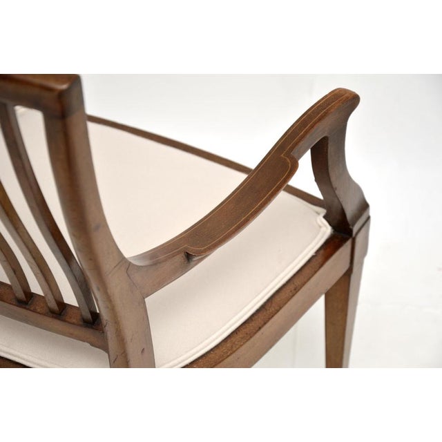 Antique Edwardian Armchair, 1900s For Sale - Image 9 of 11