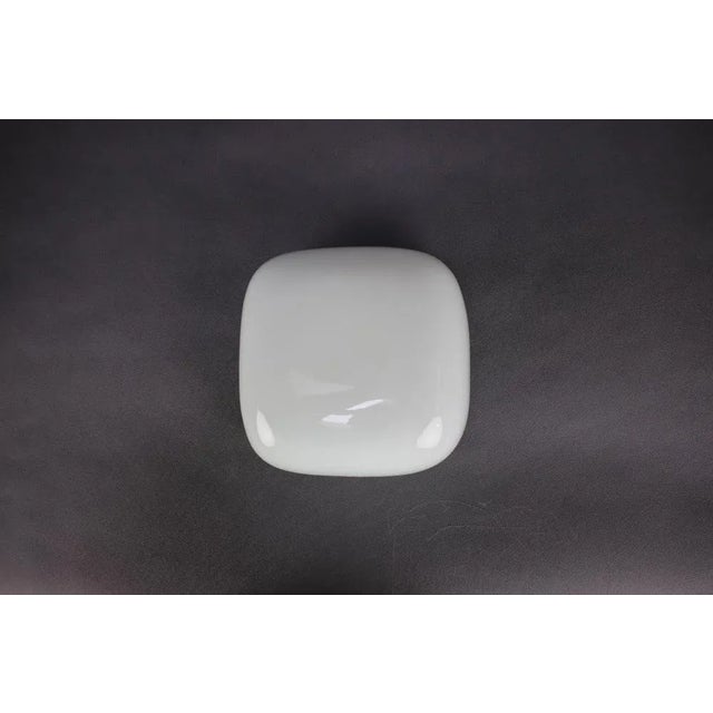 White Mid-Century Modern Wall Light, Czechoslovakia, 1960s For Sale - Image 8 of 11