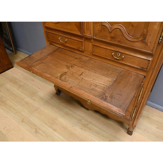 Four-Door Cherrywood Cabinet, 1800s For Sale - Image 17 of 18