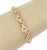 Mid 20th Century Chanel 18k Yellow Gold Bracelet Iconic C Logo Links 7" For Sale - Image 10 of 10