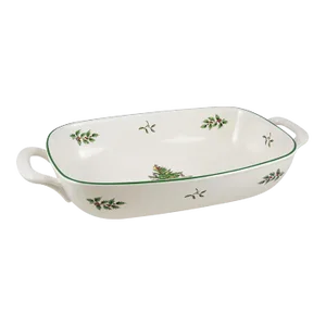 Spode Christmas Tree Bread Basket 14" x 7.75"
