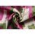 Pink Modern Geometric Silk Velvet Pillow 20x20 | Handmade Pink & Green Designer Cushion For Sale - Image 8 of 8