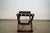 Wood 1960’s Hollywood Regency Leather & Brass Sling Stool For Sale - Image 7 of 12
