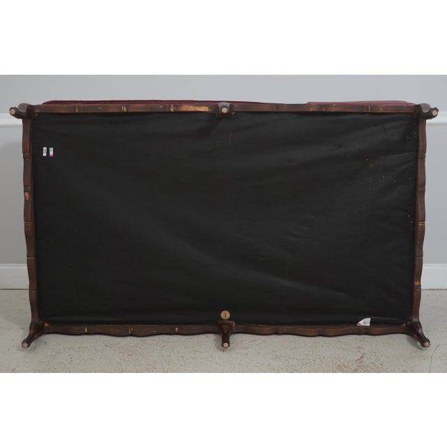 John Widdicomb for Stickley French Provincial Mahogany Frame Chaise Lounge For Sale - Image 15 of 18