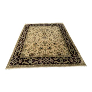 7ft 10in X 9ft 11in Hand Knotted Area Rug For Sale