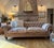 George Smith Chesterfield Sofa in Camel Toned Nubuck Leather Handcrafted in England by George Smith, this 89-inch...