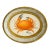 Original Miniature Crab Painting in a Vintage Italian Frame For Sale