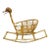 Mid 20th Century Vintage Mid Century Modern Wicker Rattan Figural Duck Rocking Basket For Sale