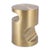 Metal Regina Andrew Nathan Steel Side Table, Brass For Sale - Image 7 of 7
